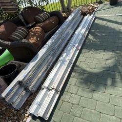 Hurricane Shutter Panels Galvanized Metal $2-$5 each – Multiple Sizes Available (Please Read Description)