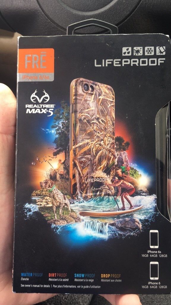 iPhone life proof case for iPhone 6/6s water, dirt, snow and drop proof/realtree Max-5