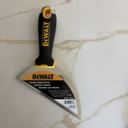 DEWALT 6 in. Stainless Steel Clipped Knife with Soft Grip Handle