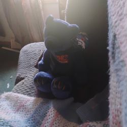 Denver Broncos John Elway Blue Bear Beanie 1998 Plush Limited Treasures Edition