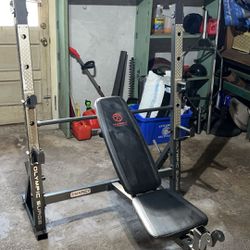 Weight Bench/squat Rack 