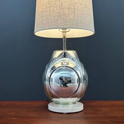 Mid-Century Modern Glass & Marble Table Lamp, c.1960’s