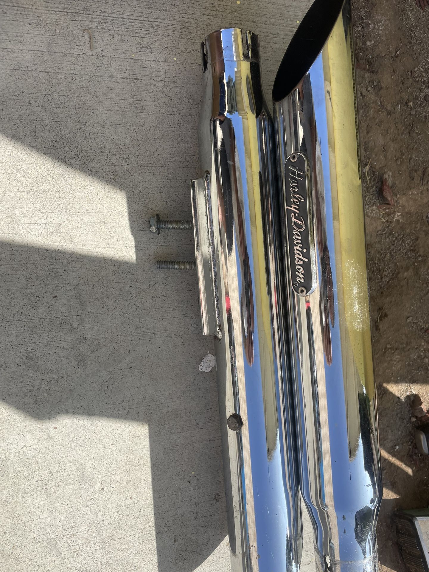 Harley Davidson chrome tips