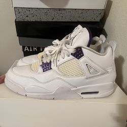 Jordan 4 metallic purple