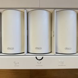 TP Link Deco WiFi 7 BE63 (BE10000) 3 Pack Mesh Router