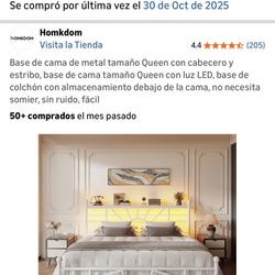 Cama Queen En Su Caja Nueva Sin Usar
