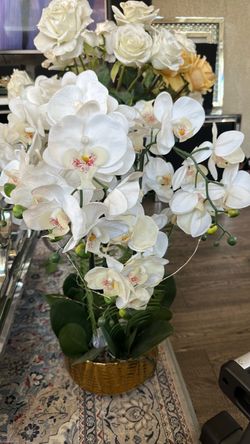 faux orchids
