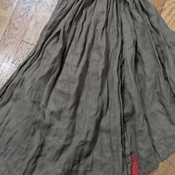 Sakura linen green ring sling baby carrier