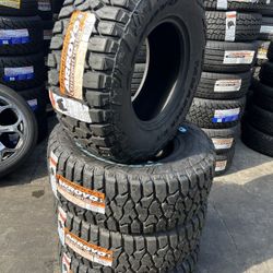 LT35x12.50r17 R/t #4 New Tires Arroyo Mount & Balance // Set De 4 Llantas Nuevas Arroyo R/t Instaladas Y Balanceadas
