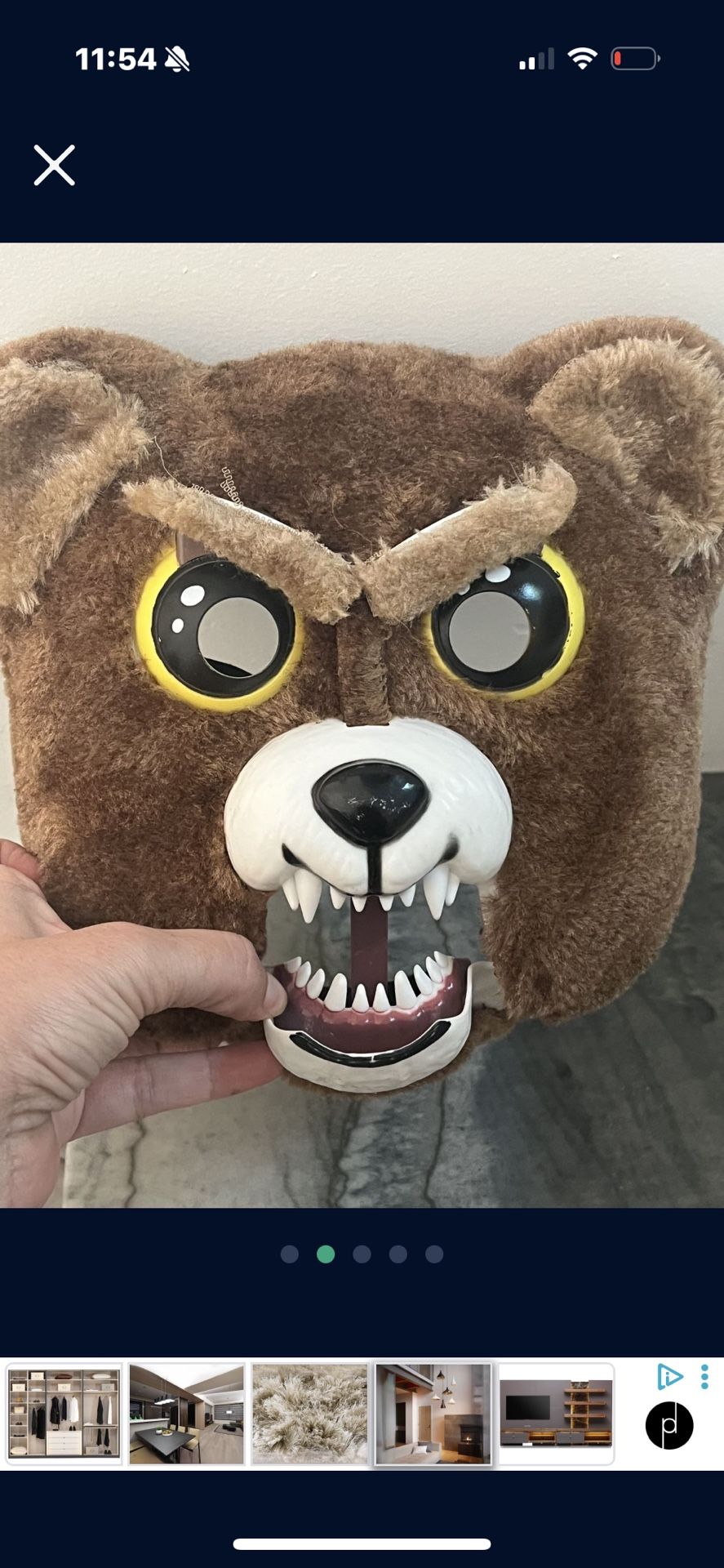 Halloween Costume mask $40