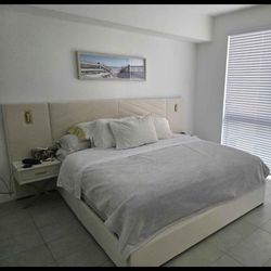 King Bed Frame And Mattress. Price Including Delivery 