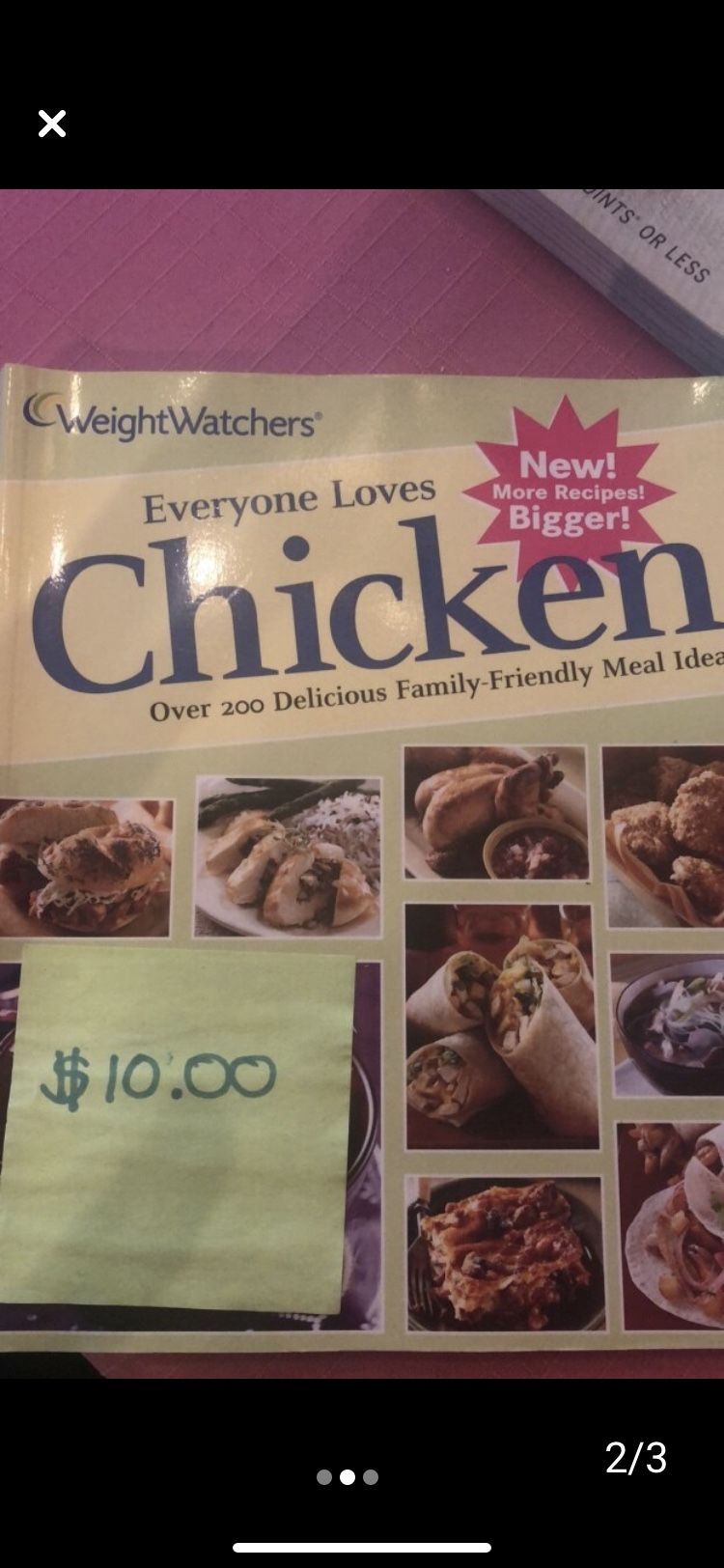Weight Watcher Cookbook Everyone Loves Chicken New