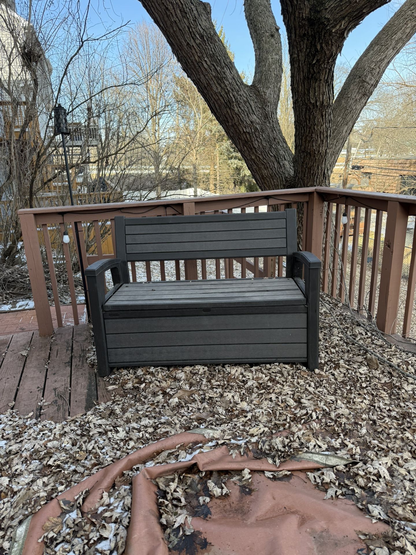 Keter Hudson 60 Gallon Storage bench