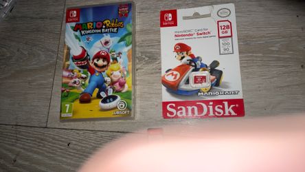Nintendo Switch Games & Memory Card Bundle – Super Smash Bros Ultimate + Mario Rabbids + 128GB SanDisk Switch microSD  Selling a great Nintendo Switch