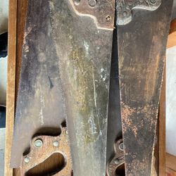 Disston Saws - 4 Old Saws (Disston/warranted Superior)
