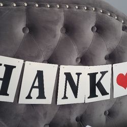 Thank You Wedding Sign