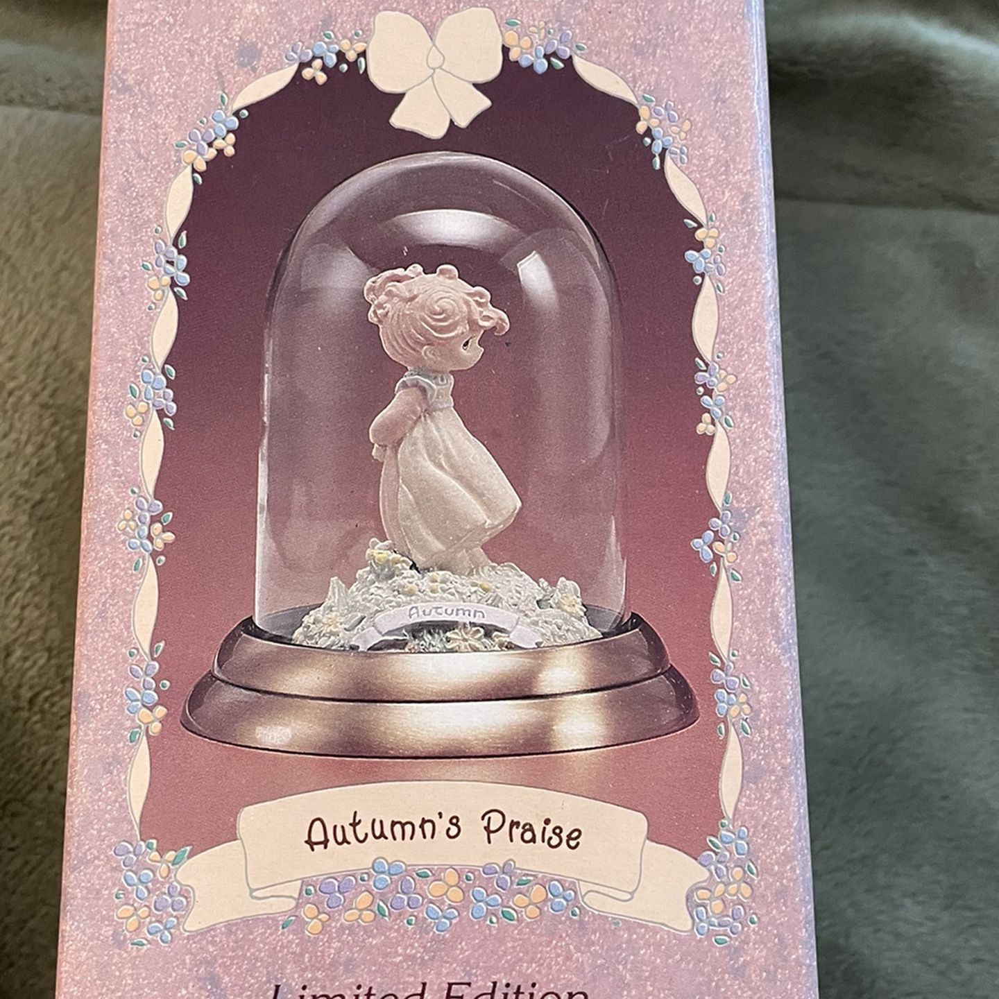 1991 Precious Moments “Autumn’s Praise” Pewter Figurine