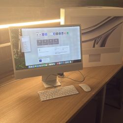 Apple iMac 24-inch (2023) – M3 Chip | 8-Core CPU / 10-Core GPU | 16GB RAM | 512GB SSD – Silver