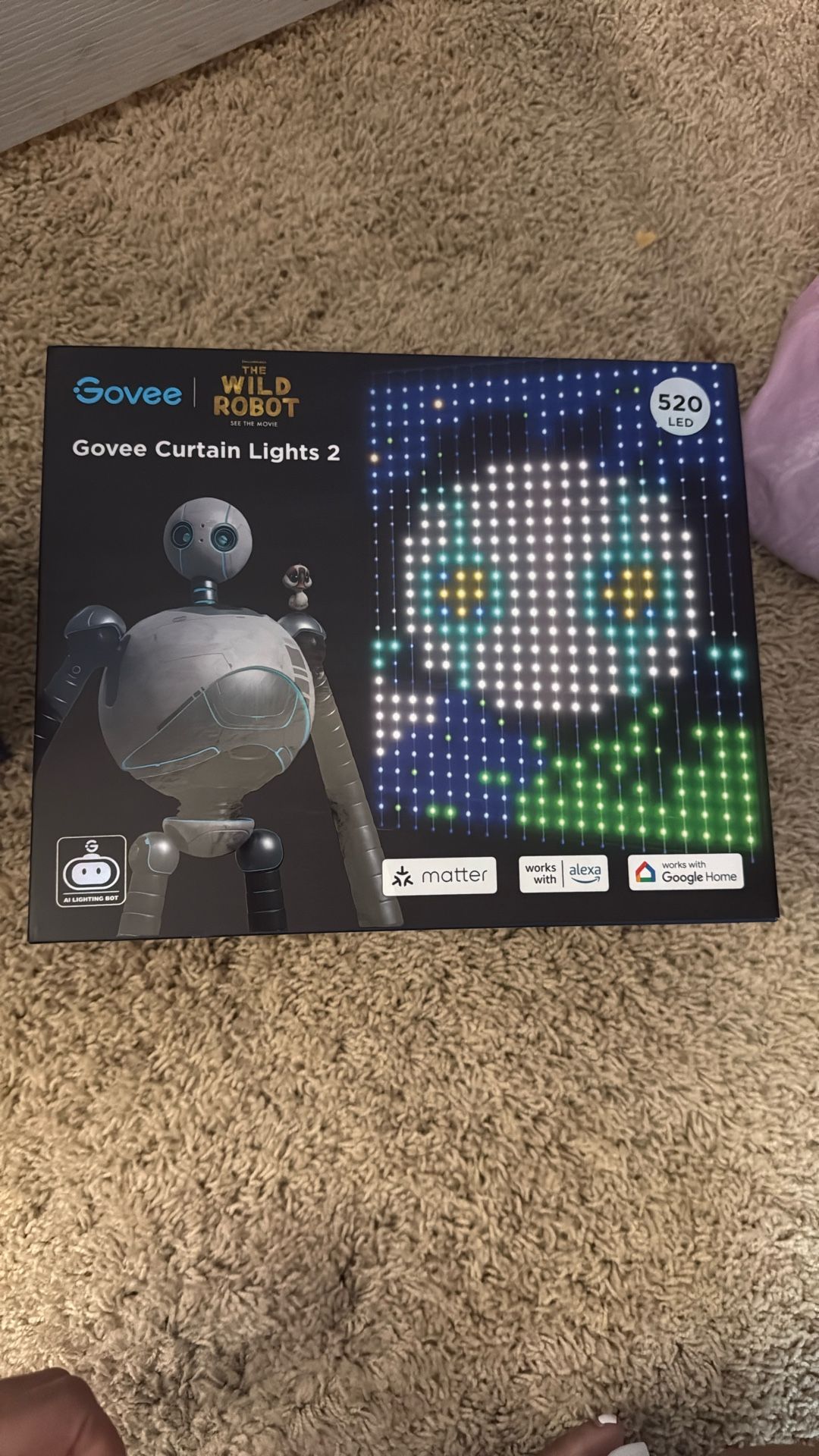 Govee Curtain Lights 2 - 4.9×6.6ft - WILD ROBOT