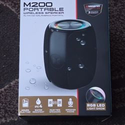 Monster M200 portable Wireless Speaker $40