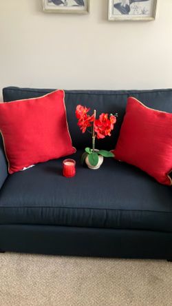 2   20/20 pillows beautiful cream ceramic pot plant and candle