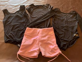 Justice Leotards And Shorts (Sizes L / XL)