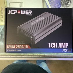 JCPower 1 Channel Amplifier Rmini 2500.1D