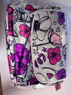 Coach Floral Print Canvas Crossbody Bag