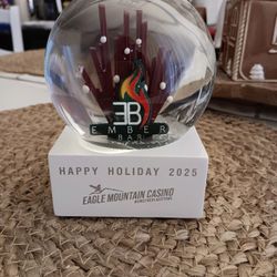 Eagle Mountain Casino Ember Bar Snow Globe