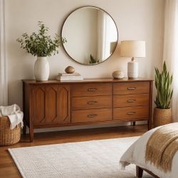 Mid-Century Modern 6-Drawer Dresser