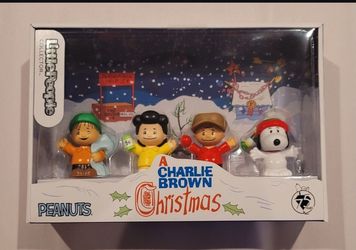 IN HAND Fisher Price Little People A Charlie Brown Christmas Set