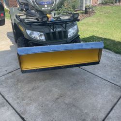 Arctic Cat 4 Wheeler Atv Quad With Plow