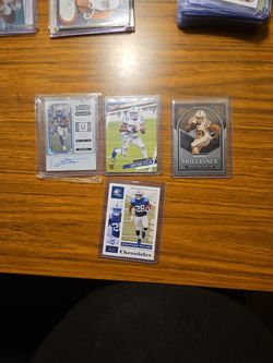 Jonathan Taylor Rookie Auto On Card 20/49