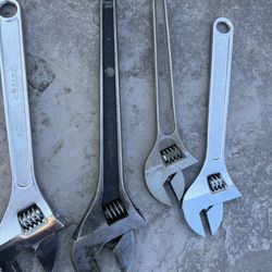 Adjustable Wrenches  - Price As Marked 
