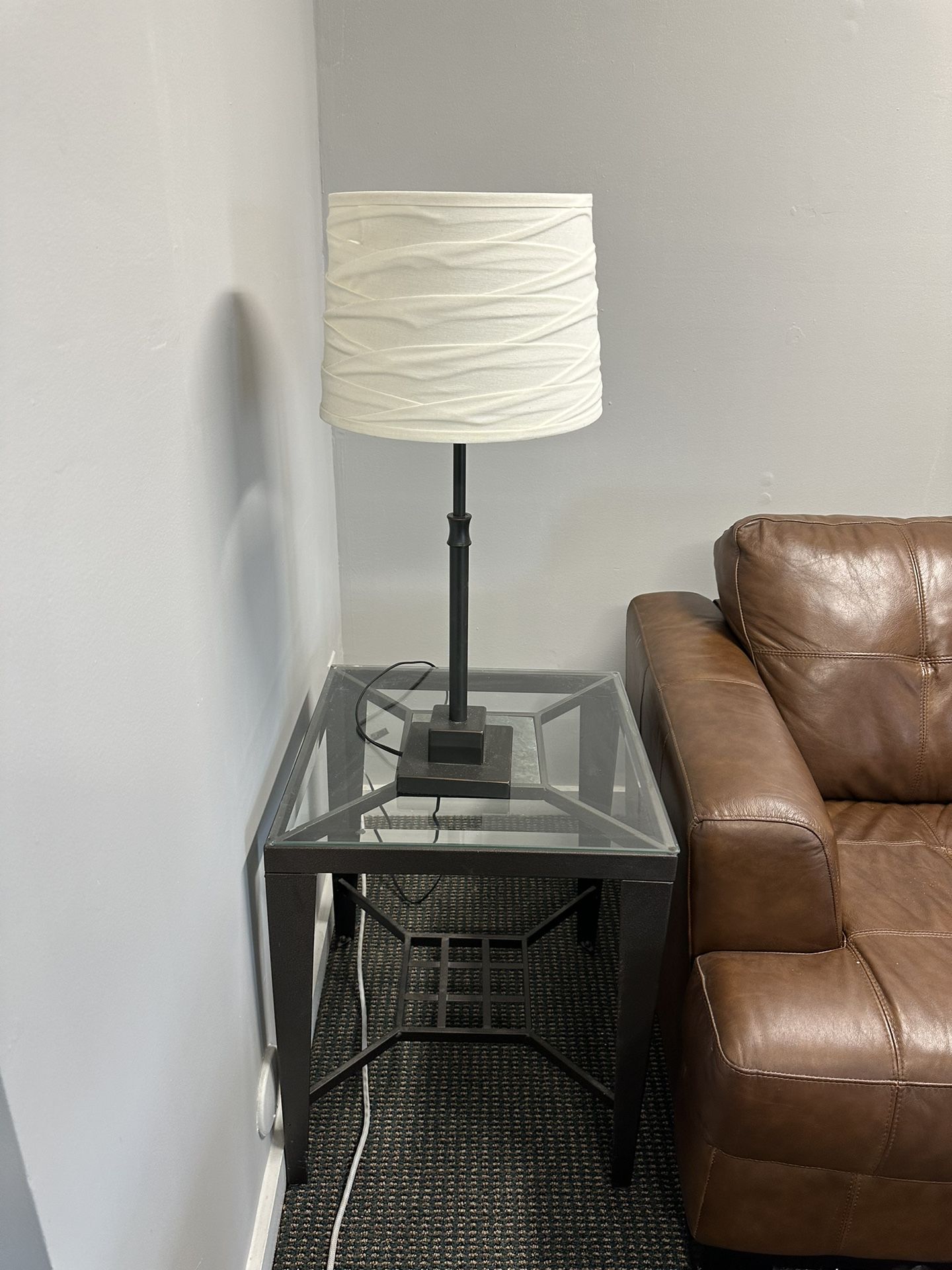 End Table, Lamp And coffee Table 