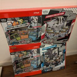 White Flare Black Bolt Poster+Binder collection