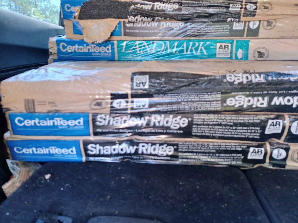 New Bundles Of Residential Roofing Shingles 