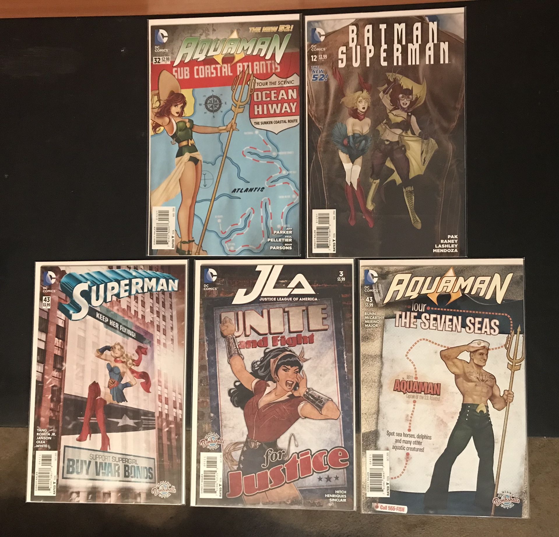 DC Bombshells Variant Cover Comics