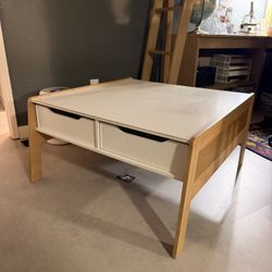 Kids Activity Table With Drawers