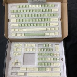 KEYCAPS CUSTOM MADE MATCHA GREEN 139 PCS