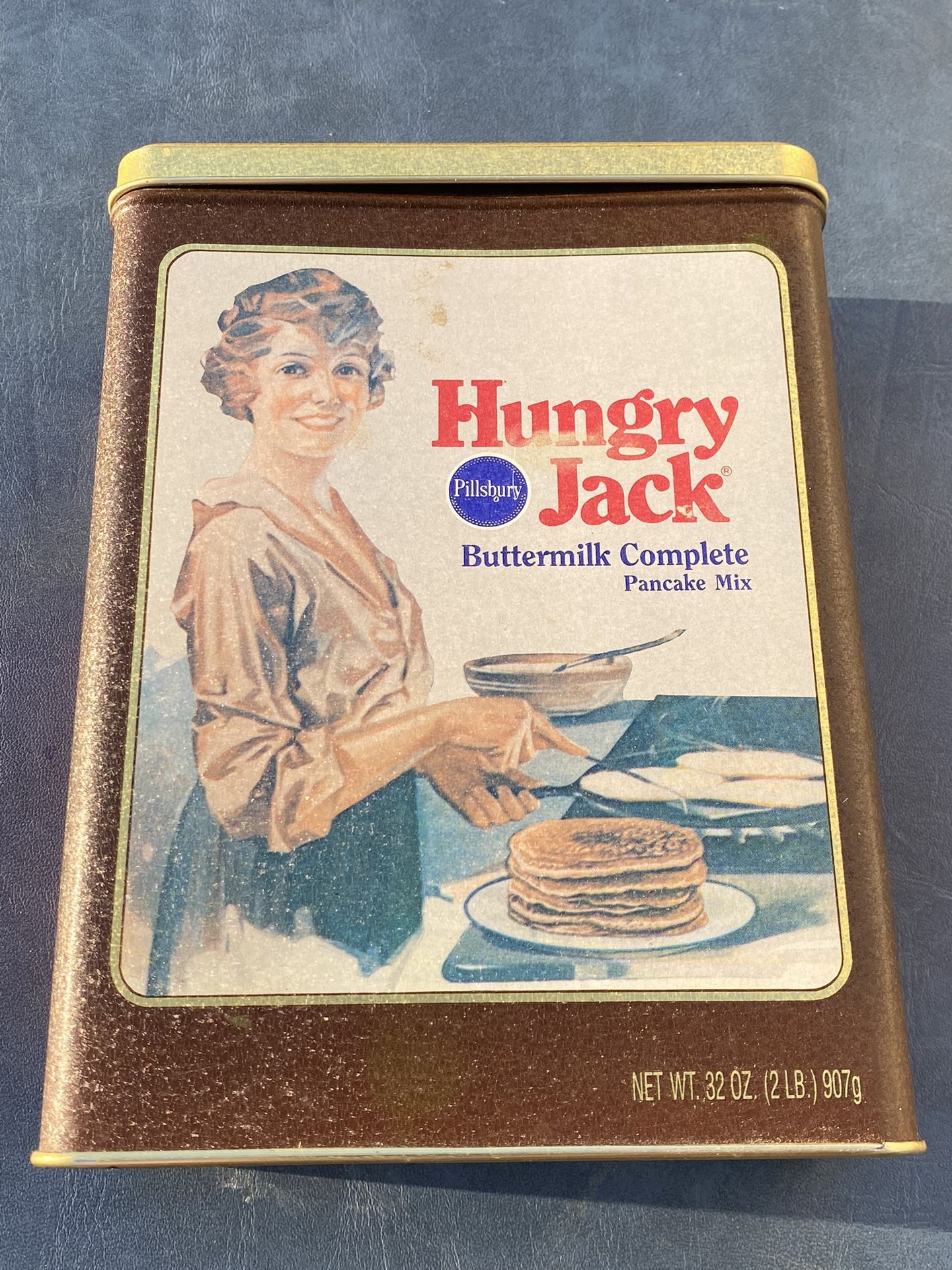 Vintage Hungry Jack Tin