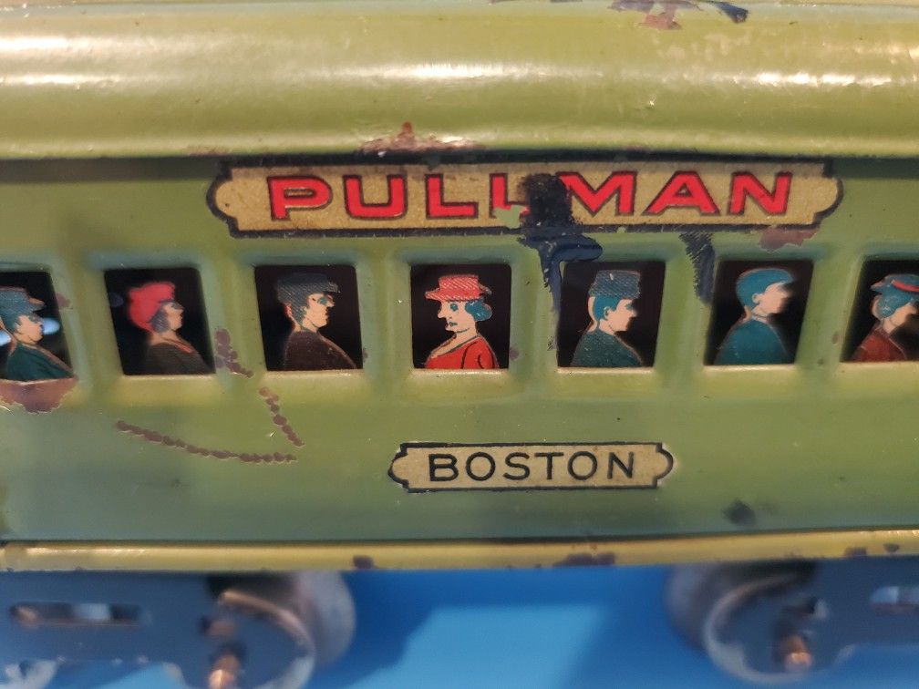 DORFAN PRE WAR PULLMAN BOSTON TRAIN O GUAGE EXCELLENT CONDITION