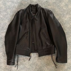 San Diego Leather Jacket, Size 46