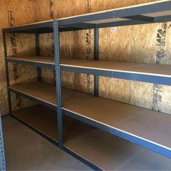 Industrial Shelving 96 in W x 24 in D Garage Warehouse Storage Rack