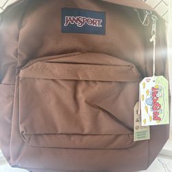 Basic Brown Jansport Backpack 