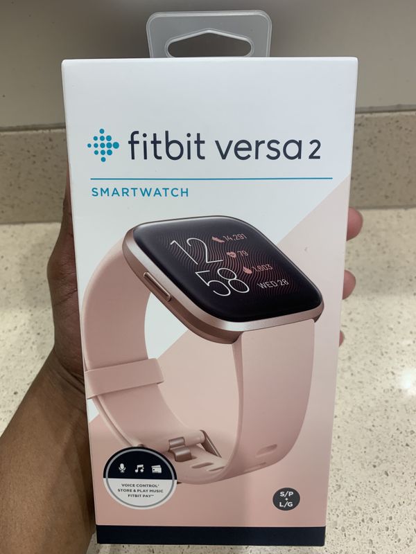 fitbit smartwatch versa peach