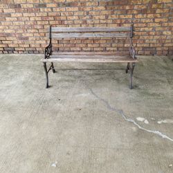 Wood Bench Oak Wood 