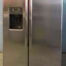 GE Side By Side Refrigerator / Buy Straight Out or $50 Down Available!