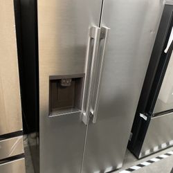 Lg 2 Door Side By Side Refrigerator In Stainless Steel