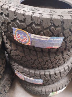 New set of tires 265 70 17 all terrain